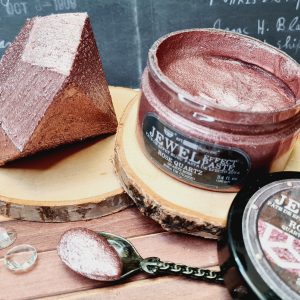 Rose Quartz Art Extravagence Jewel Texture pastes, sparkly paste, stencil paste, mixed media