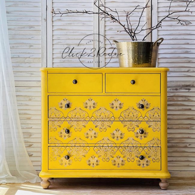 Antique Damask - Rub-On Decor Furniture Transfer by Redesign with Prima!