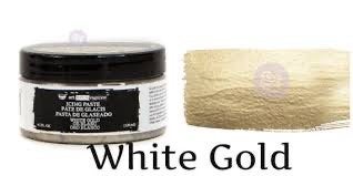 White Gold - Finnabair Art Extravagance Icing Paste - Redesign with Prima 4.1 fl oz!