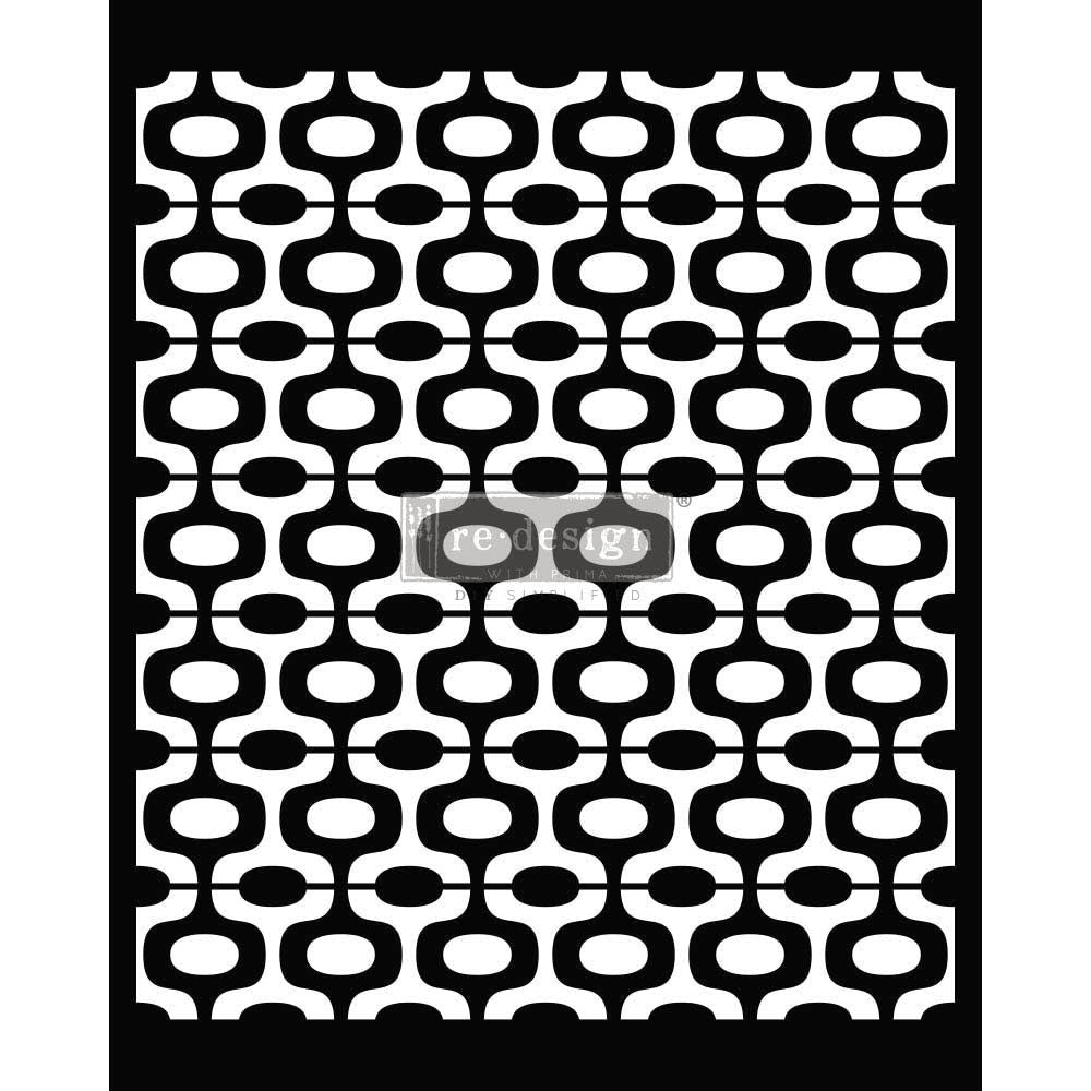 Midcentury Vibes - Stencil 20"x16" by Redesign with Prima!