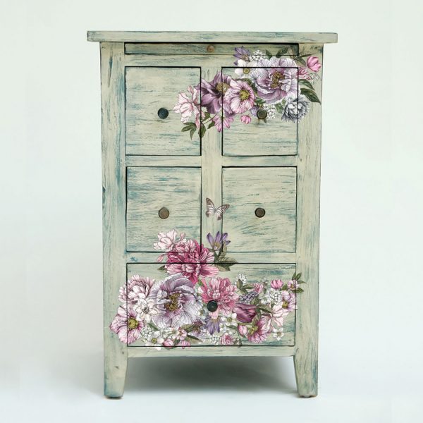 Dreamy Florals - Rub-On Furniture Decal Mini-Transfer by Redesign with Prima!