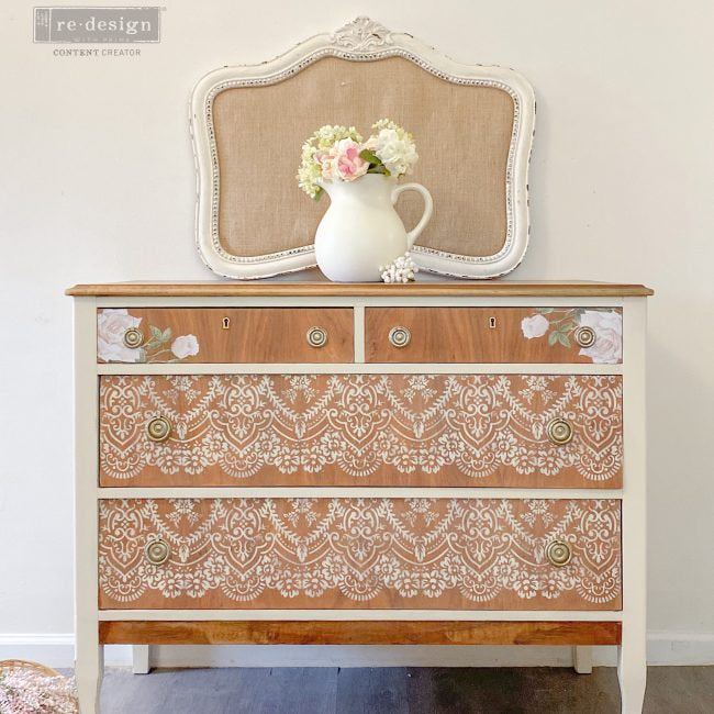 Elegant Lace - Decor Stencil by redesign with Prima!