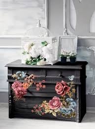 Ruby Rose - Rub-On Furniture Decal transfer by redesign with Prima!