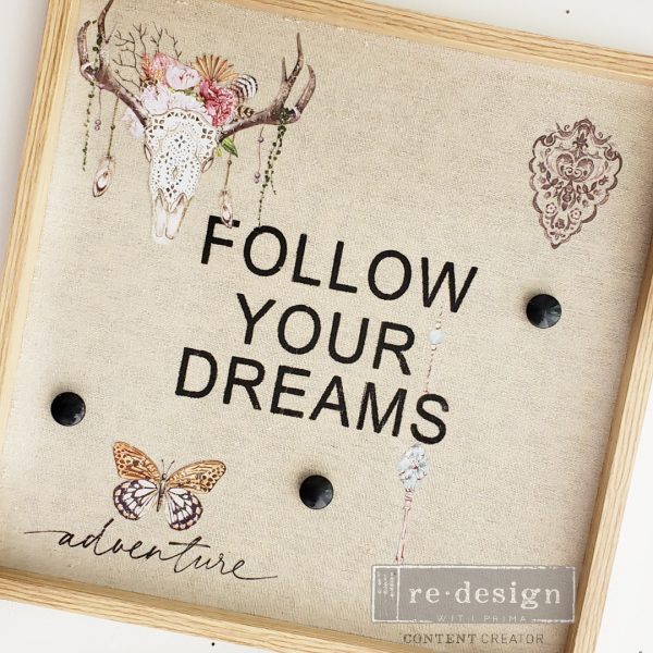 Bohemian Solstice - Rub-On Furniture Decal Mini-Transfer by Redesign with Prima!