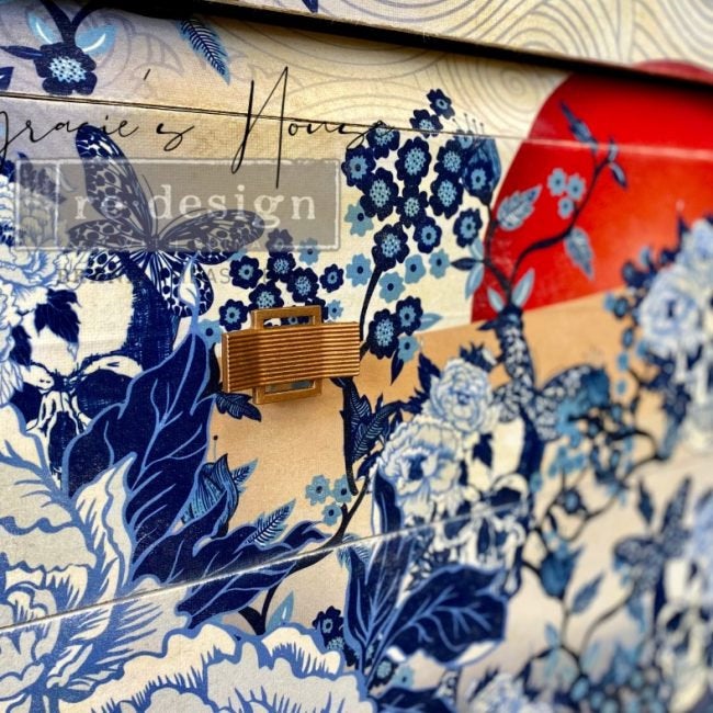 Skull Chinoiserie - CeCe - Decoupage Paper