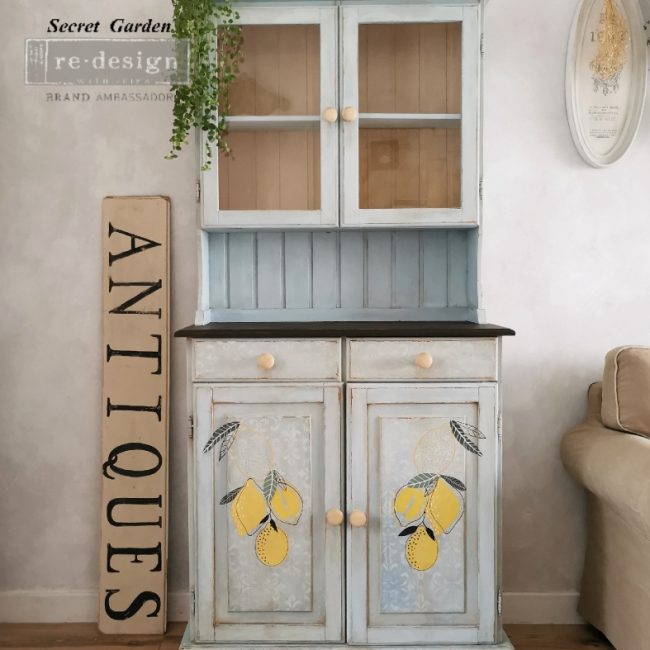 Lemon - Rub-On Furniture Decal Mini-Transfer by Redesign with Prima!