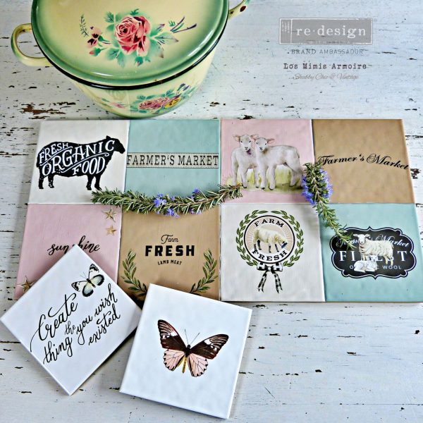 Sweet Lamb - Rub-On Furniture Decal Mini-Transfer by Redesign with Prima!