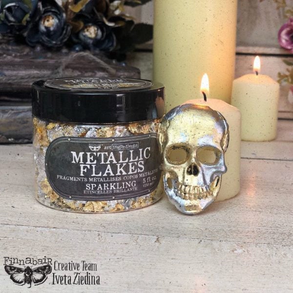 Sparkling Metallic Foil Flakes ∙ SPARKLING ∙ Finnabair ∙ Gold Leaf