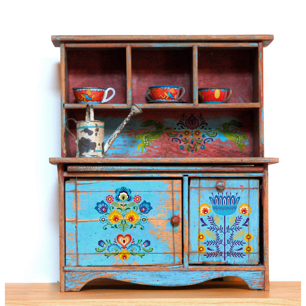 Floral Polish - Rub-On Furniture Decal Mini-Transfer by Redesign with Prima!