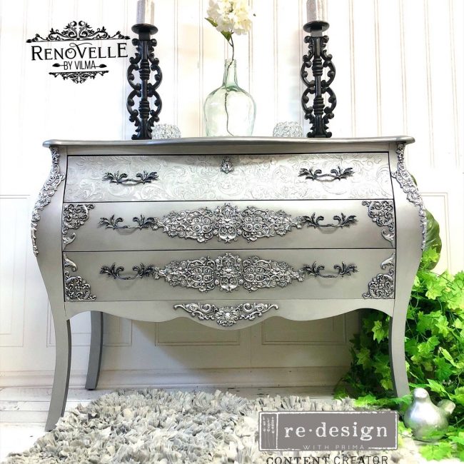 Chateau de Maisons – 12″X12″ (6 PCS) Decor Stamps by redesign with Prima!