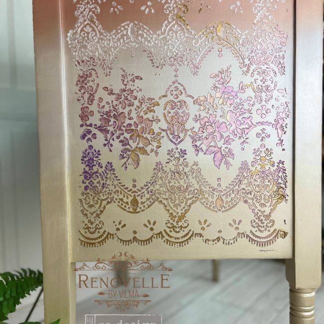 Distressed Wallpaper - Stencil 18×21 by Redesign with Prima!