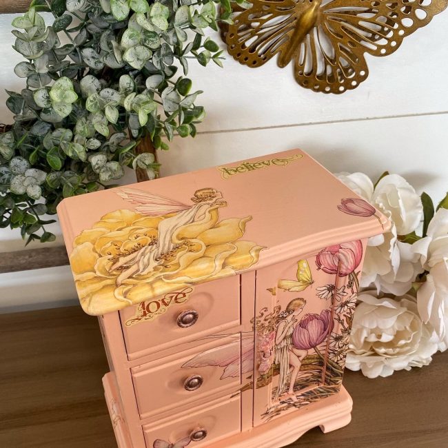 Fairy Flowers - Rub-On Furniture Decal Mini-Transfer by Redesign with Prima!