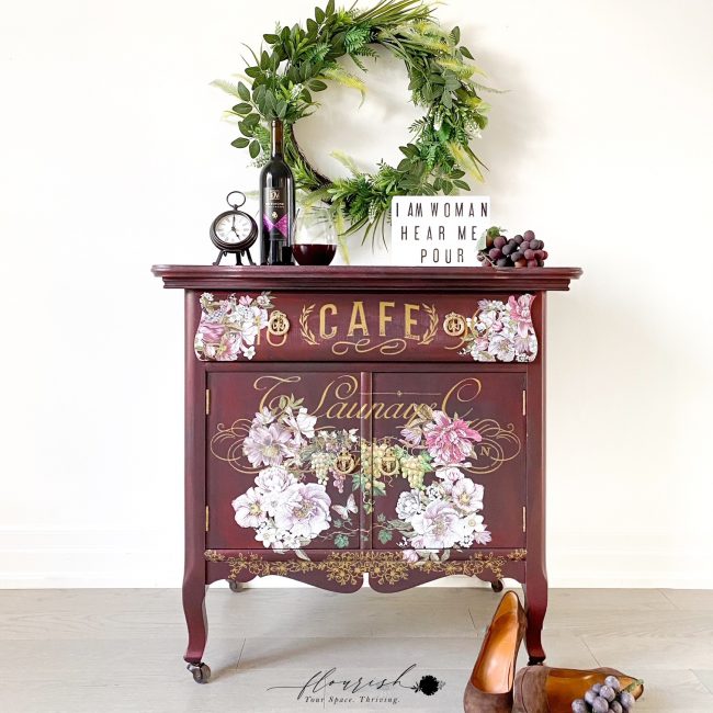 Dreamy Florals - Rub-On Furniture Decal Mini-Transfer by Redesign with Prima!