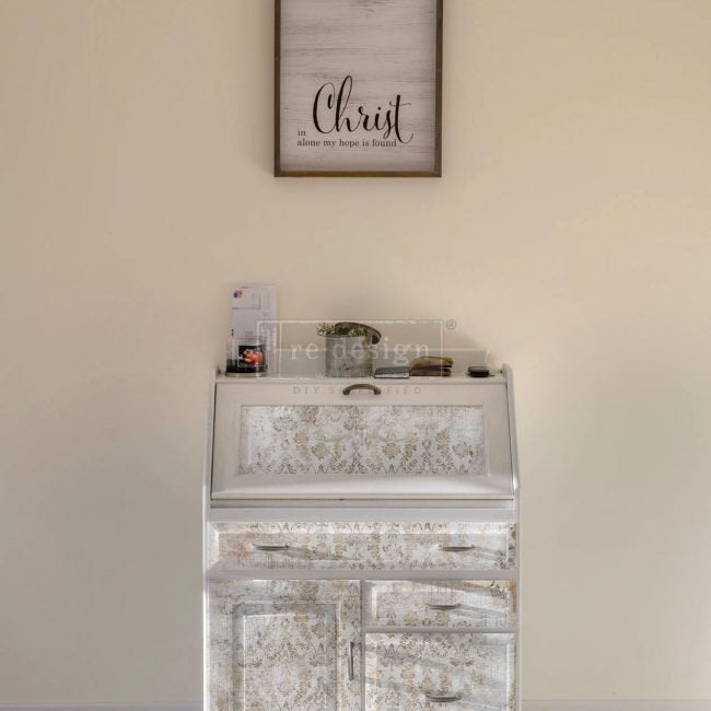 Washed Damask - Decoupage Paper