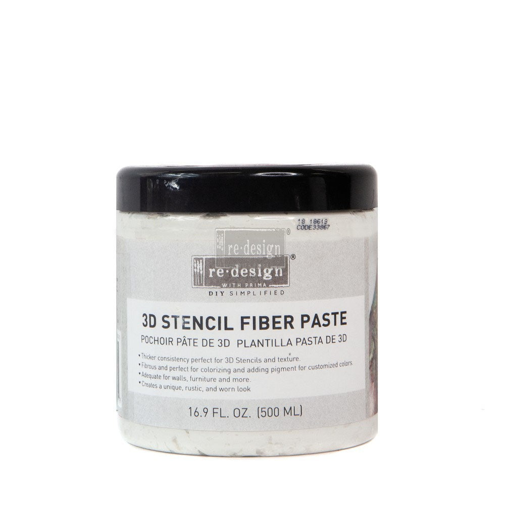 3D Stencil Fiber Paste - Redesign with Prima - 17 fl oz