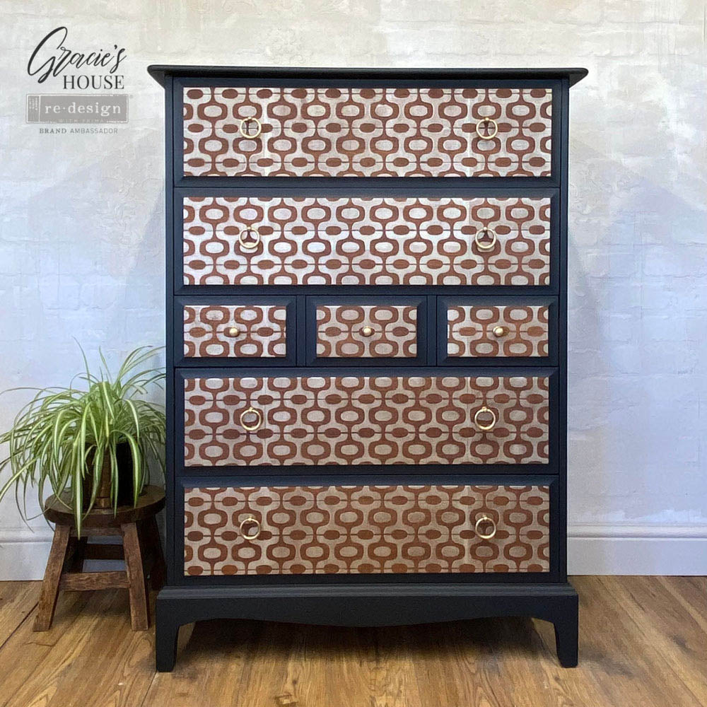 Midcentury Vibes - Stencil 20"x16" by Redesign with Prima!