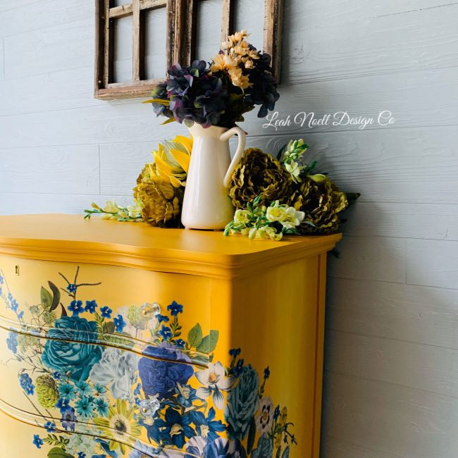 Cosmic Roses - Rub-On Furniture Decal Transfer by redesign with Prima!