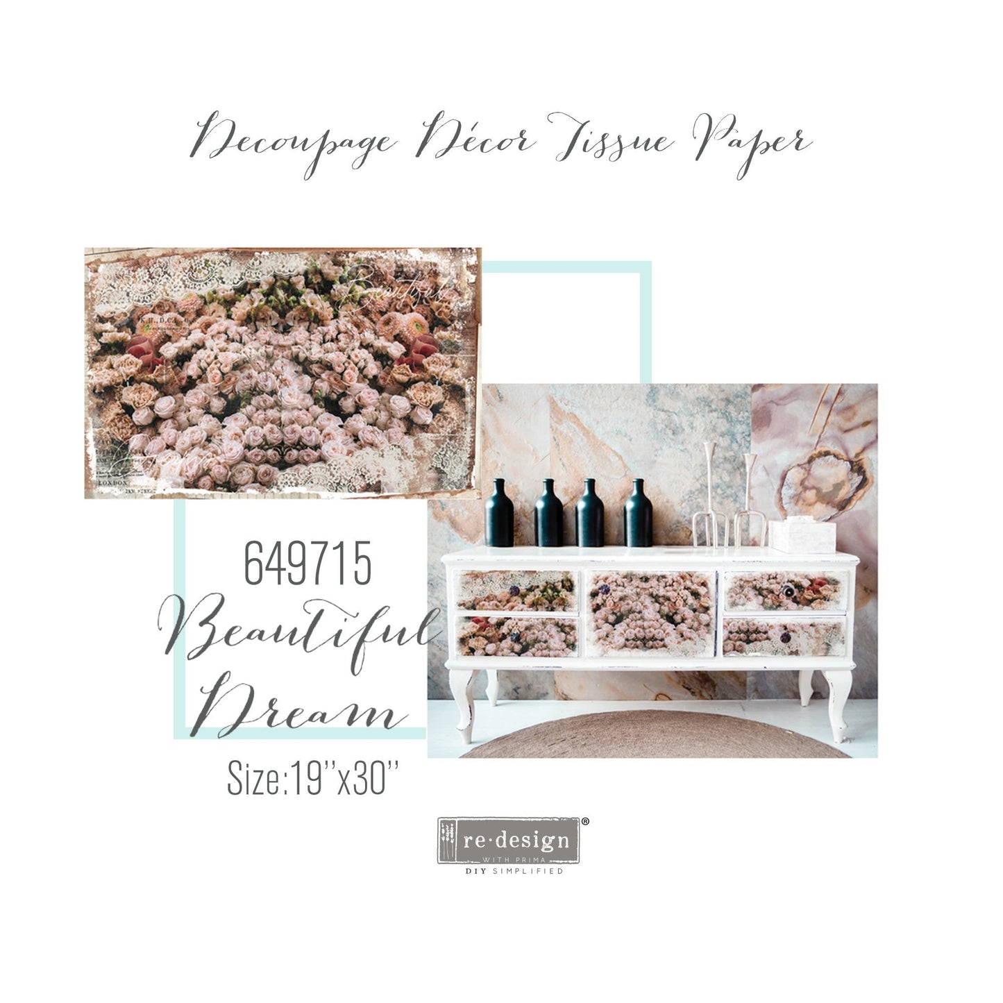 Beautiful Dream - Decoupage Paper