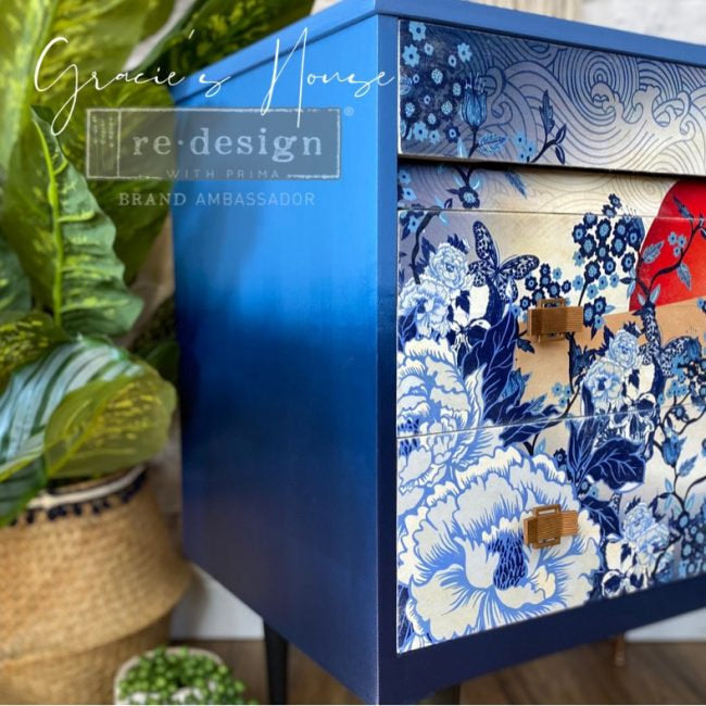 Skull Chinoiserie - CeCe - Decoupage Paper