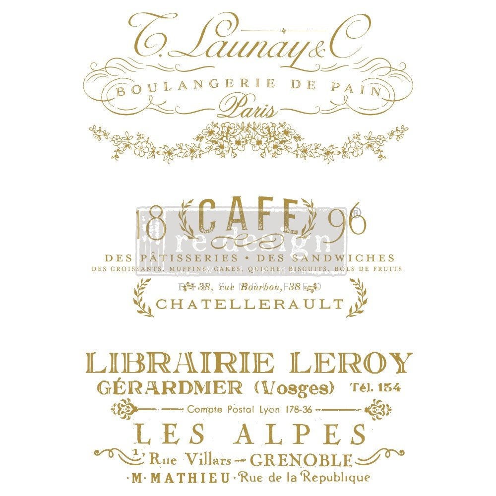 Somewhere in France - Decal Transfer by Redesign with Prima!