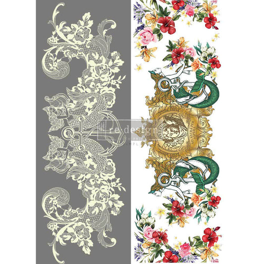Mermaid Lace - CeCe - Decal Transfer by Redesign with Prima!