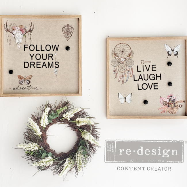 Bohemian Solstice - Rub-On Furniture Decal Mini-Transfer by Redesign with Prima!