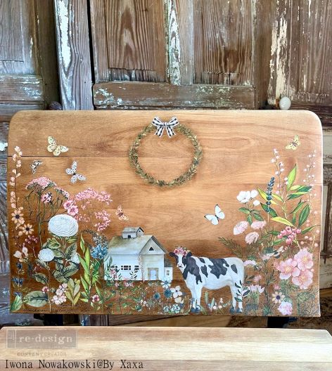 Home & Farm – Rub-On Furniture Decal Mini-Transfer by Redesign with Prima!