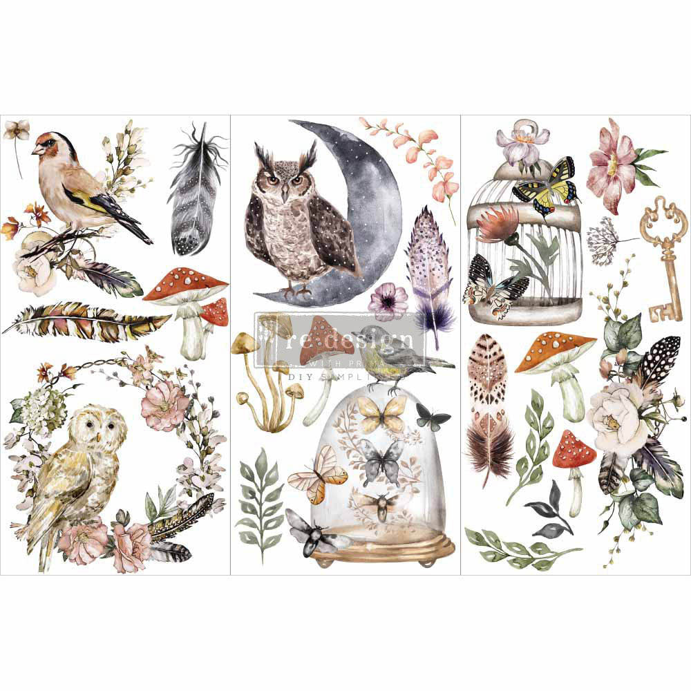 Forest - Rub-On Furniture Decal Mini-Transfer by Redesign with Prima!