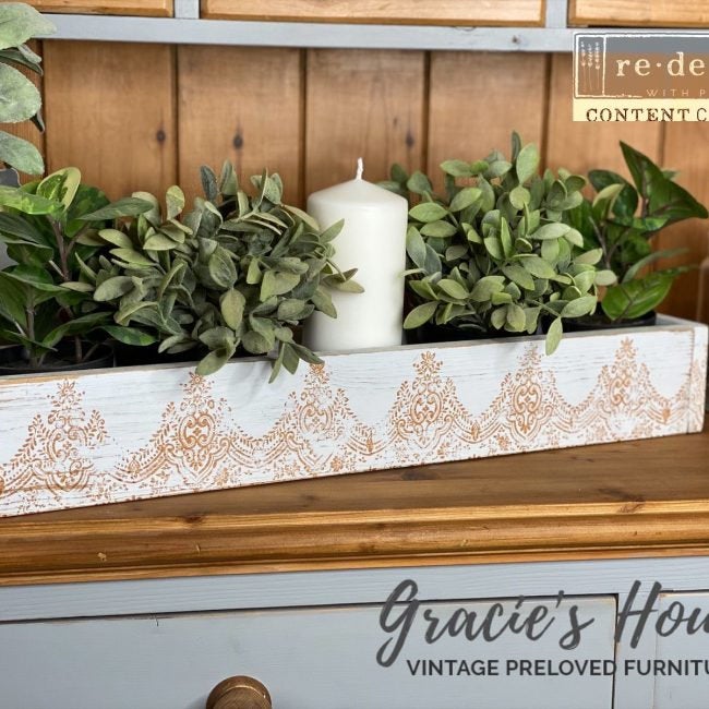 Vintage Wallpaper Clearly-Aligned Decor Stamps by redesign with Prima!