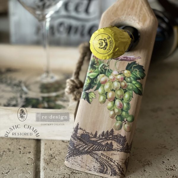 Wine - Rub-On Furniture Decal Mini-Transfer by Redesign with Prima!