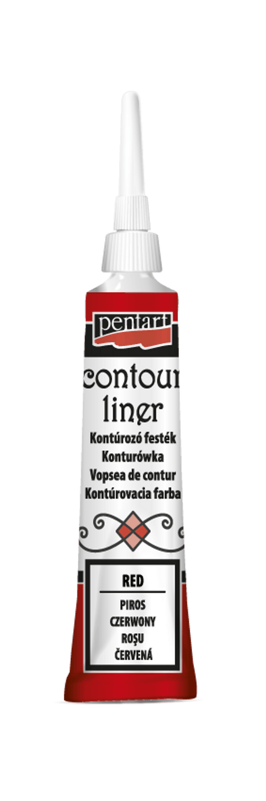 Contour liner 20 ml red