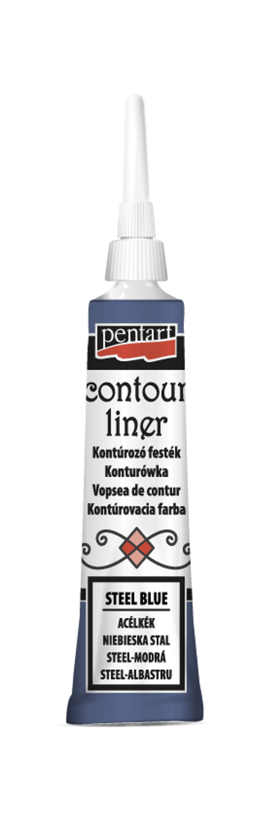 Contour liner 20 ml steel