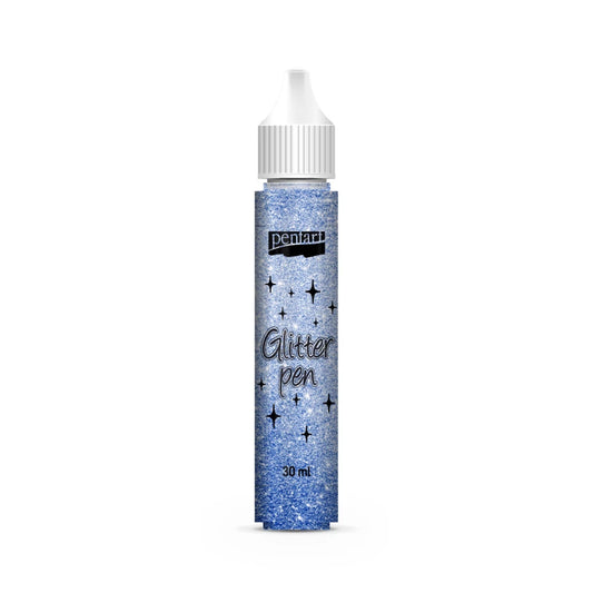 Glitter pen 30 ml blue