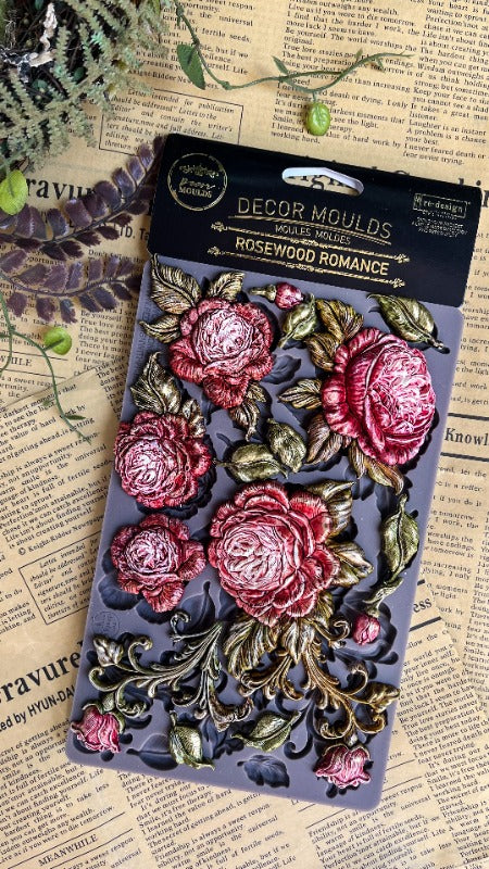 Decor Moulds® – Rosewood Romance – 1 pc, 5″x8″x12mm