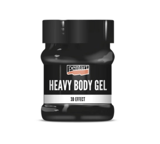 Heavy body gel glossy -Black- 230 ml Pentart