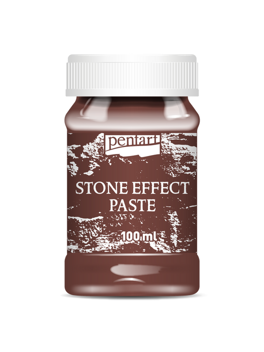 Stone effect paste 100 ml Terracotta