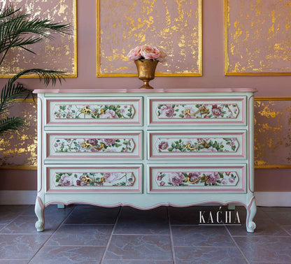 Decor Transfers® Kacha - Blushing Blooms Symphony