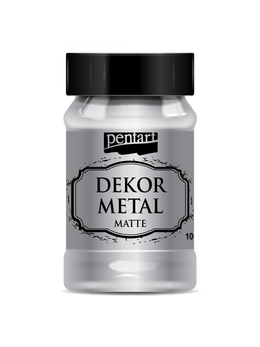 Dekor Metal matte 100 ml silver