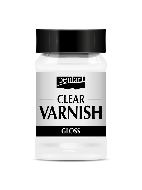 Clear varnish solvent-based gloss 100 ml - Pentart