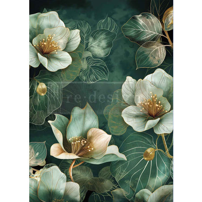 Emerald Elegance A1 Decoupage Fiber -Redsign - Extremely Limited Release