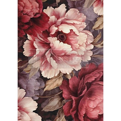 Dreamy Rose Cascade A1 Decoupage Fiber -Redsign - Extremely Limited Release