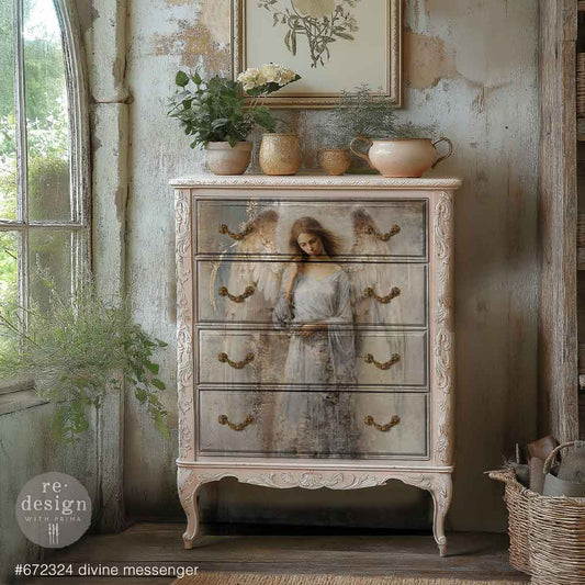 Divine Messenger A1 Decoupage Fiber -Redsign - Extremely Limited Release
