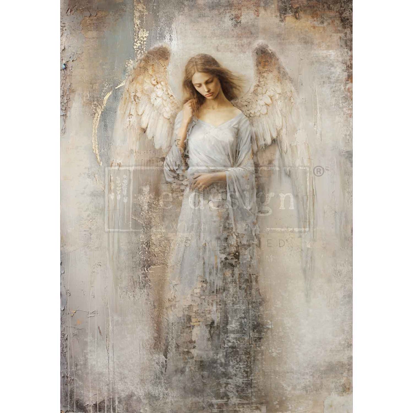 Divine Messenger A1 Decoupage Fiber -Redsign - Extremely Limited Release