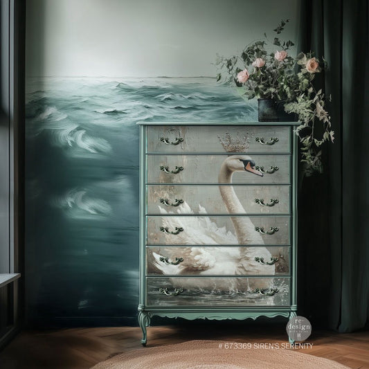 Siren's Serenity A1 Decoupage Fiber -Redsign - Extremely Limited Release