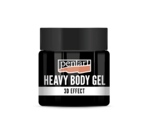 Heavy body gel glossy -Black- 50 ml Pentart