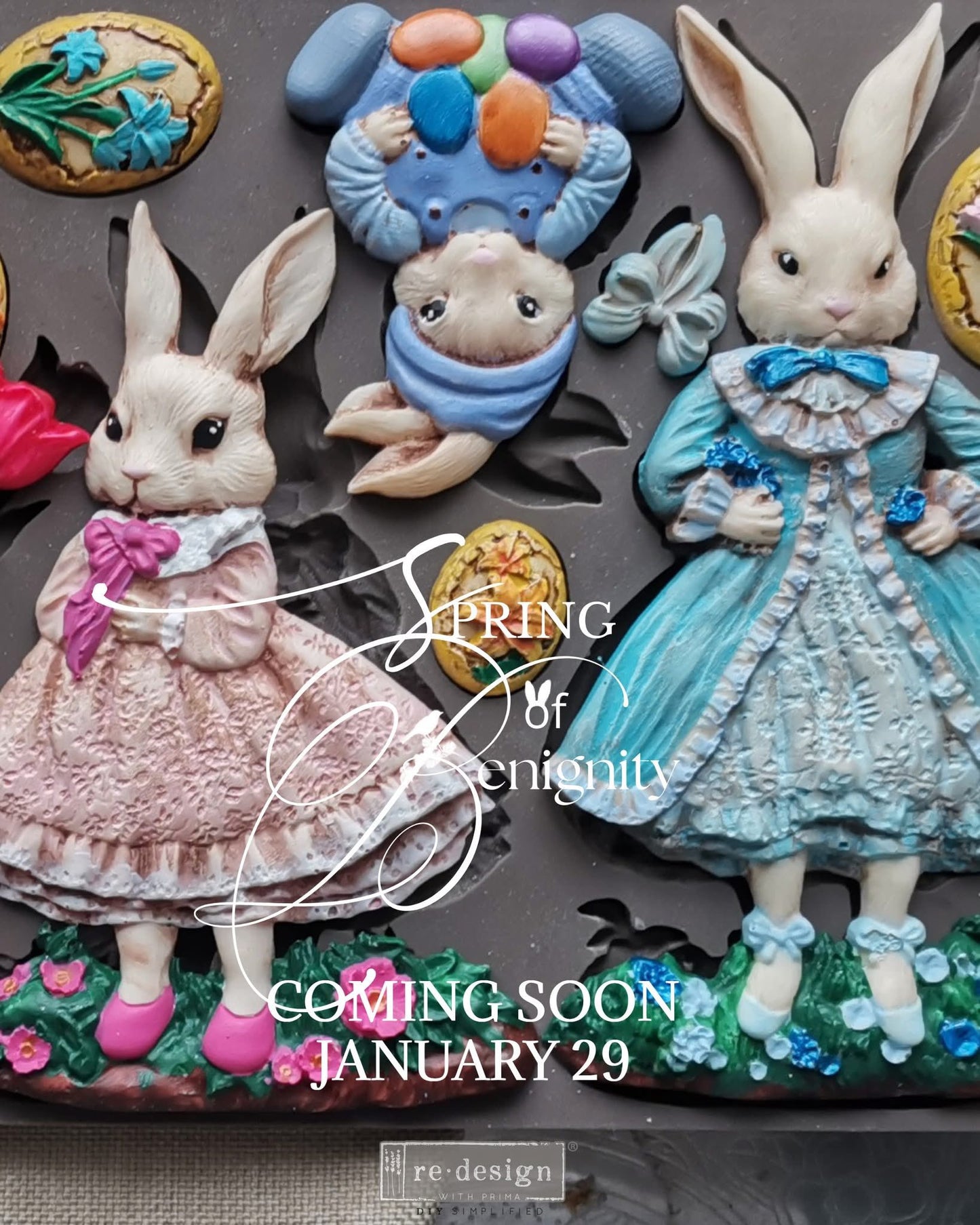 Decor Moulds® – Meadow Whispers – 1 pc, 5″x8″x8mm
