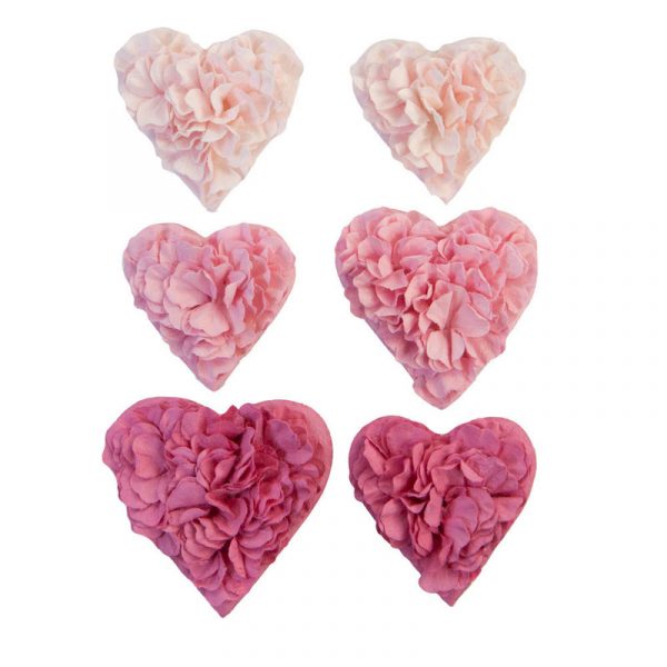 PRIMA FLOWERS® WITH LOVE COLLECTION – ALL THE HEARTS – 6 PC