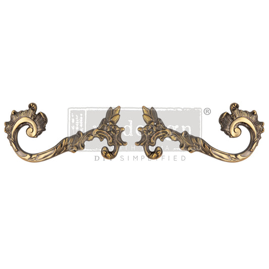 KACHA DECOR METAL PULLS – ENCHANTÉ – 2 PCS, 5″X1.8″ + 4 SCREWS