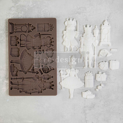 DECOR MOULDS® – NUTCRACKER PARTY – 1 PC, 5″X8″X8MM