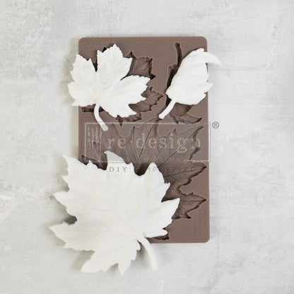 DECOR MOULDS® – FALLING LEAVES FANTASY – 1 PC, 5″X8″X8MM